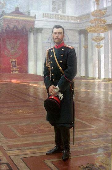 Ilya Repin Emperor Nicholas II China oil painting art